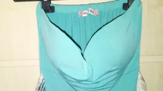 Top bustier e gonna fantasia tropical