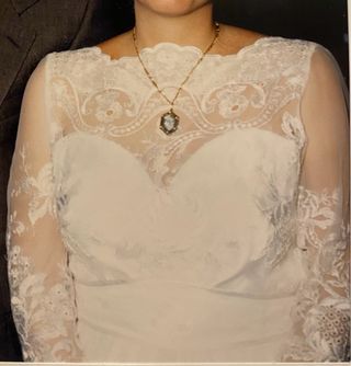 Vestido de Novia Encaje Manga Larga