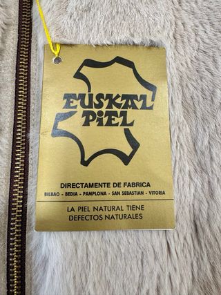 Abrigo piel de conejo mujer