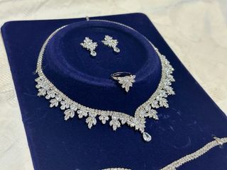 Set Gioielli Argento e Cristalli