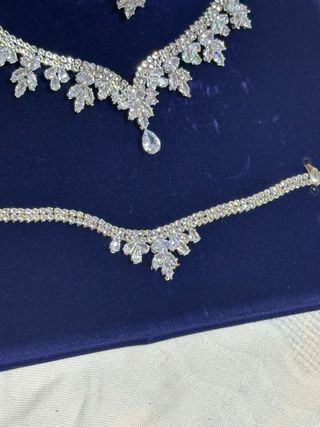 Set Gioielli Argento e Cristalli