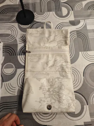 Pochette ALVIERO MARTINI con stampa mappa
