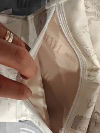 Pochette ALVIERO MARTINI con stampa mappa