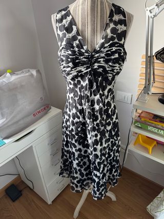 Abito cerimonia nero e bianco