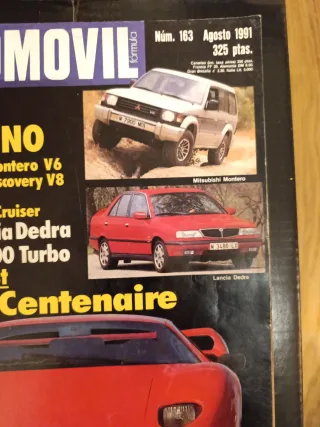REVISTA AUTOMÓVIL AGOSTO 1991 ESPECIAL TODOTERRENO