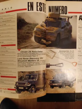 REVISTA AUTOMÓVIL AGOSTO 1991 ESPECIAL TODOTERRENO