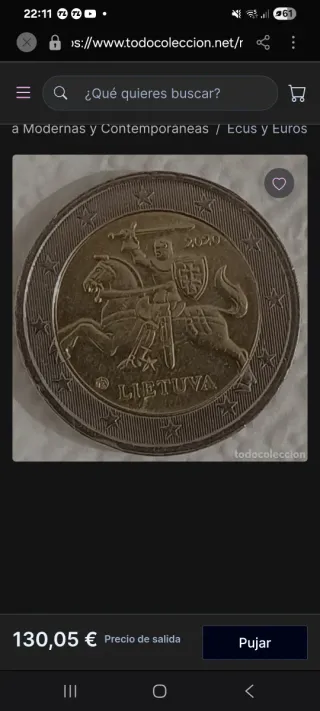 Moneda 2 euros Lituania 2015