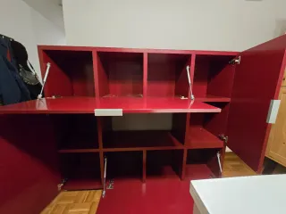 Mueble Bar Modular Salón Rojo