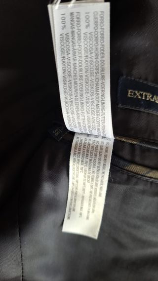 Chaqueta Americana Massimo Dutti Azul Marino Talla