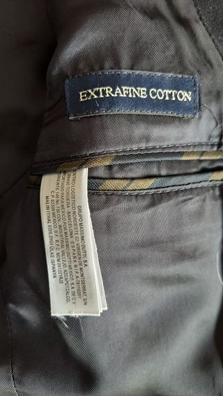 Chaqueta Americana Massimo Dutti Azul Marino Talla