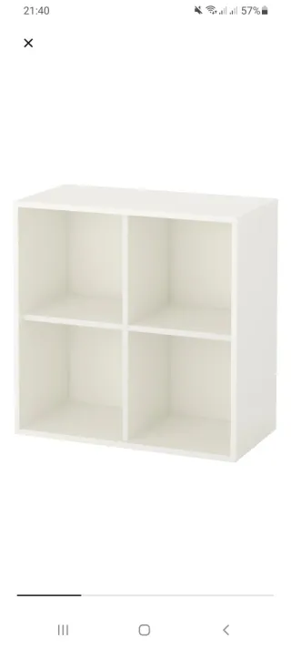 Mueble de almacenaje blanco Eket