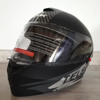 Casco Integral Modular Homologado Negro Mate.