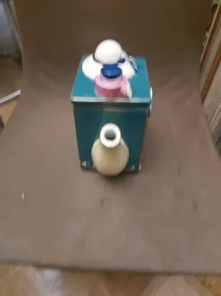 Cafetera con Reloj Decorativa