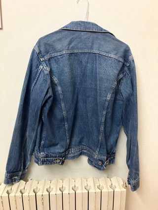 Giubbotto jeans uomo blu