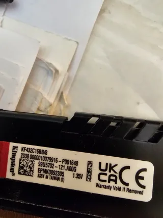 Memoria RAM DDR4 16GB Kingston Fury