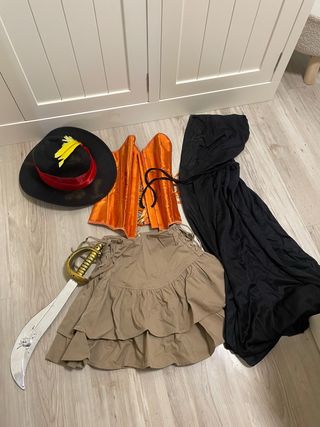 Disfraz Gatos con Botas Talla XS