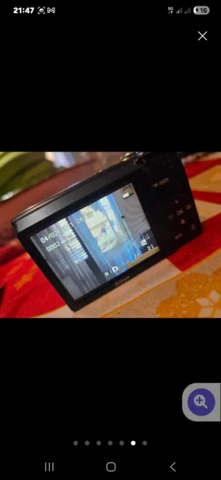 Nikon Coolpix Fotocamera Digitale Argento