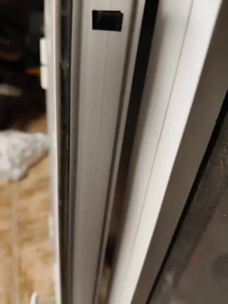 Ventana aluminio blanca con doble cristal