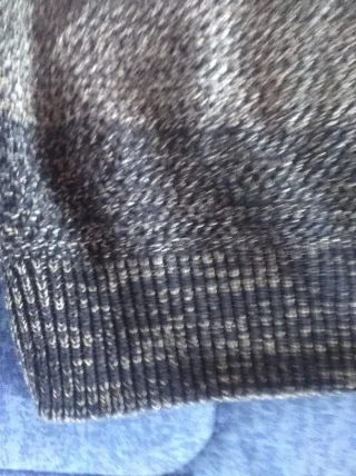 Jersey de rayas azul y gris