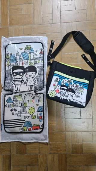 Bolso y colchoneta silla paseo bebé