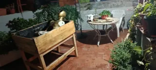 Jardinera de madera huerto