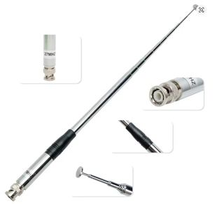 Antena CB 27 MHz BNC 51.18 Telescópica