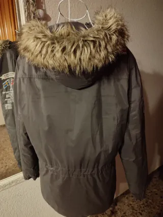 Chaqueta Norway caqui con Capucha