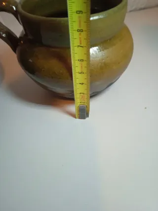 Juego de 2 jarrones de cerámica antiguos