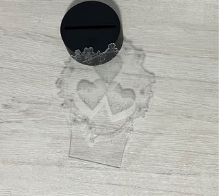 Lámpara Corazones I Love You