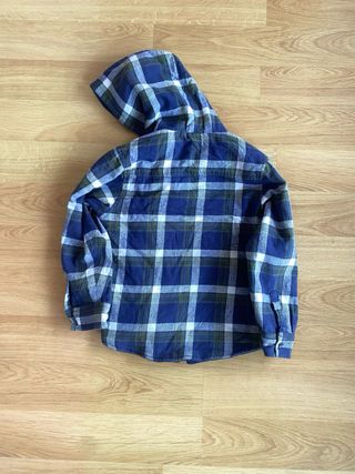 Chaqueta niño Sfera cuadros capucha