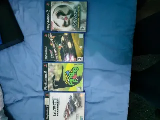 Lote 4 Videojuegos PS2: Pro Evolution, Corvette, S