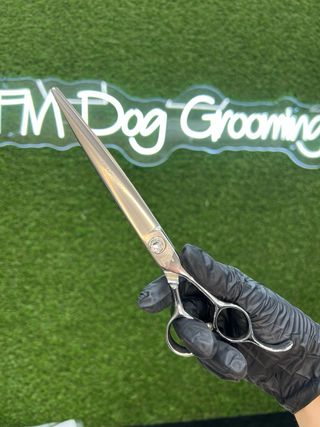 Tijera Peluquería Canina Recta 8”