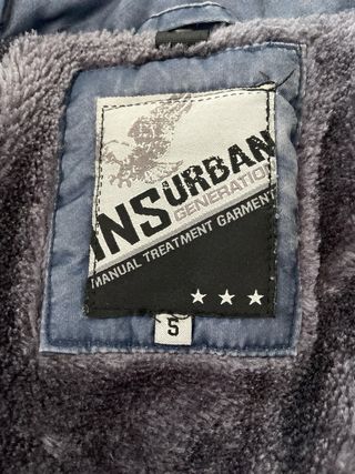 Cazadora aviador gris