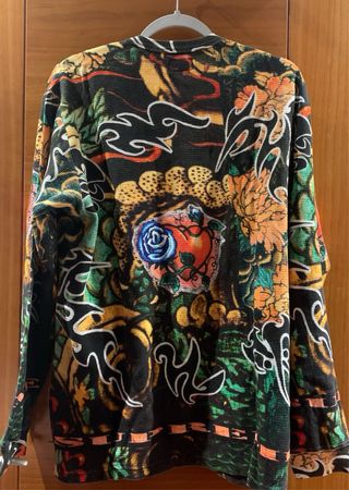 Camiseta Supreme Manga Larga Multicolor Talla M