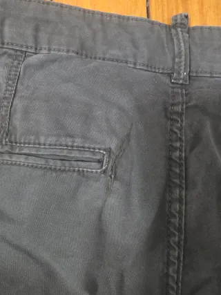 Pantalón Chino Zara Talla 44 Verde