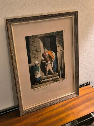 Grabado JF Millet 1955