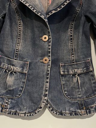 Chaqueta tejana mujer