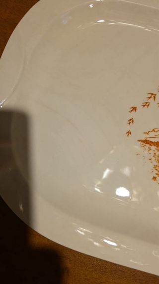 Vassoio ovale Mulino Bianco Ceramica rif 1