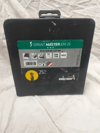 Caja metálica para brocas