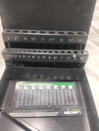 Caja metálica para brocas