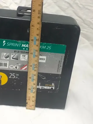 Caja metálica para brocas