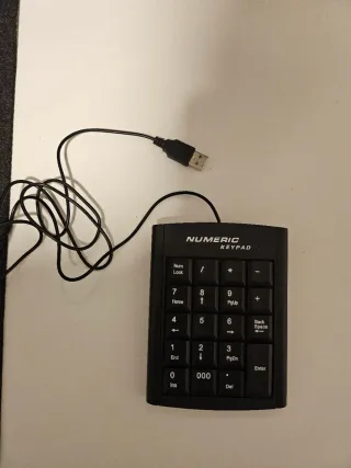Teclado Numérico USB Negro
