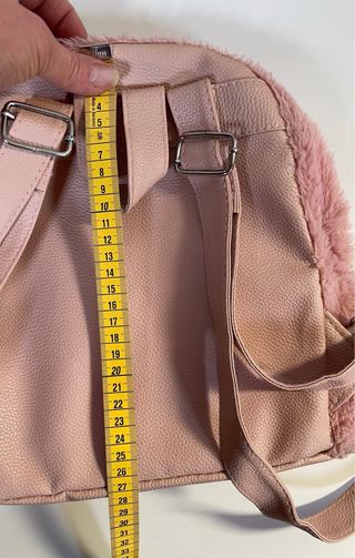 Zaino peluche rosa bambina