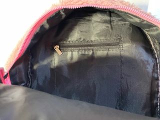 Zaino peluche rosa bambina