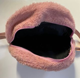 Zaino peluche rosa bambina