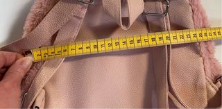 Zaino peluche rosa bambina