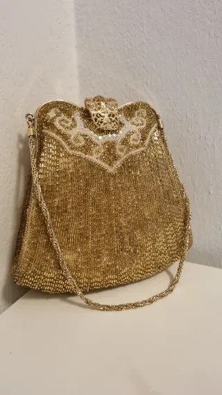 Pochette elegante giapponese dorata