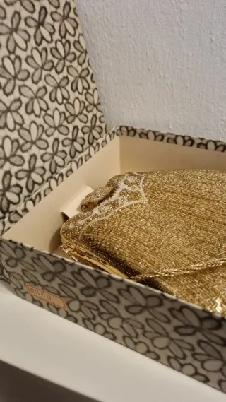 Pochette elegante giapponese dorata