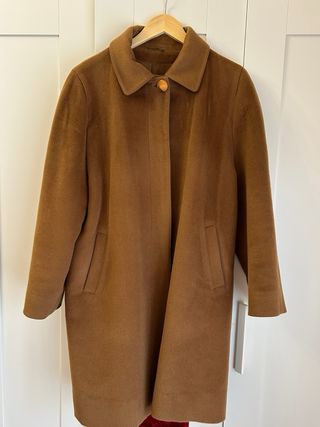 Abrigo marrón talla 50