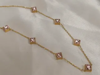 Collar Baño Oro 18K Acero Inoxidable